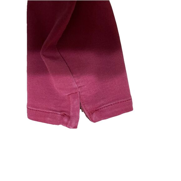 Democracy Mauve Pink Ab Solution Jeans Size 10 Faux Zippers at Ankles - Picture 6 of 7